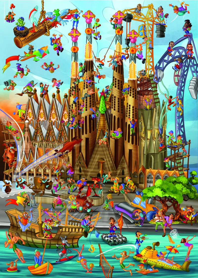 Cartoon Collection - Sagrada Familia