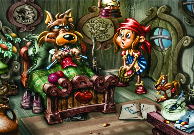 Biro Donat: Little Red Riding Hood