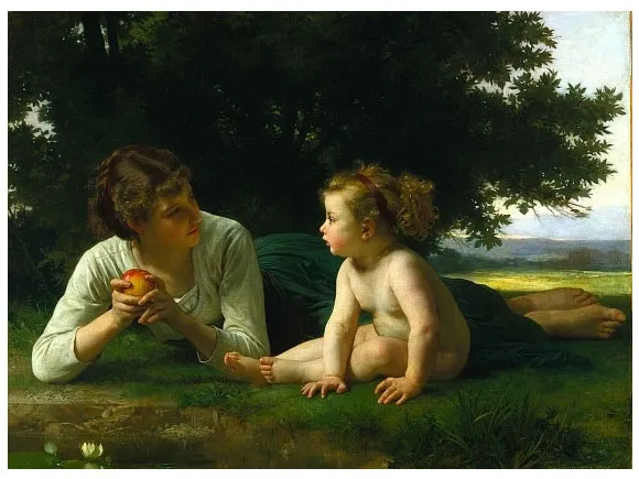 Bouguereau William: Temptation