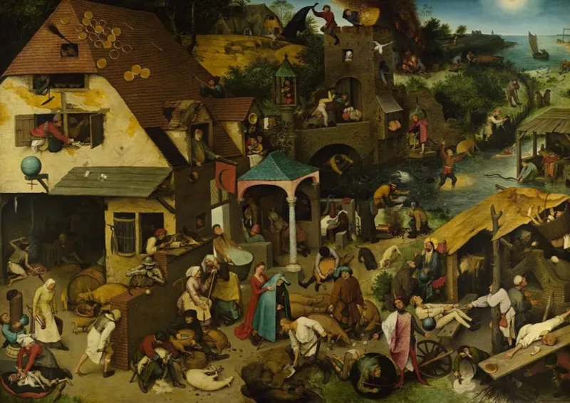 Brueghel Pieter - Flemish Proverb