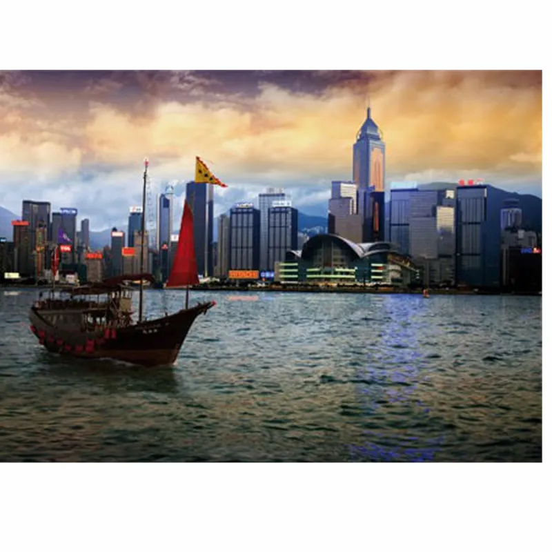 Jigsaw Puzzle - 1000 Pieces - Nocurnal Landscapes : Hong Kong Island