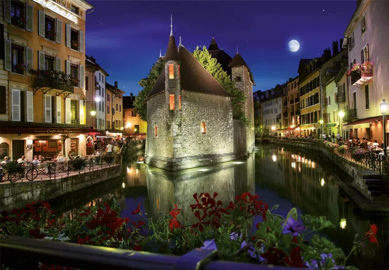 Jigsaw Puzzle - 1000 Pieces - Nocturnal Landscapes : Annecy, France