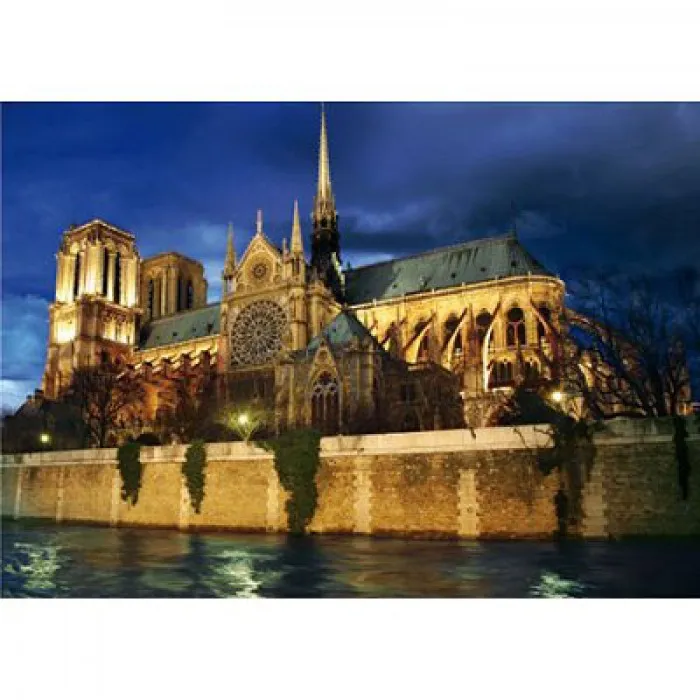 Jigsaw Puzzle - 1000 Pieces - Nocturnal Landscapes : Notre Dame Cathedral, Paris