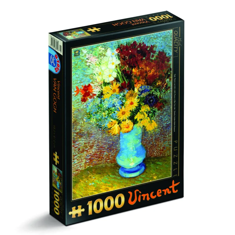 Jigsaw Puzzle - 1000 Pieces - Van Gogh : Flowers in a Blue Vase