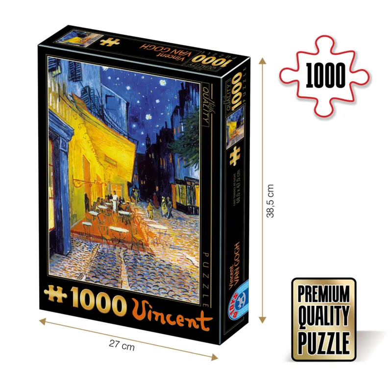 Jigsaw Puzzle - 1000 Pieces - Van Gogh : Cafe Terrace at Night