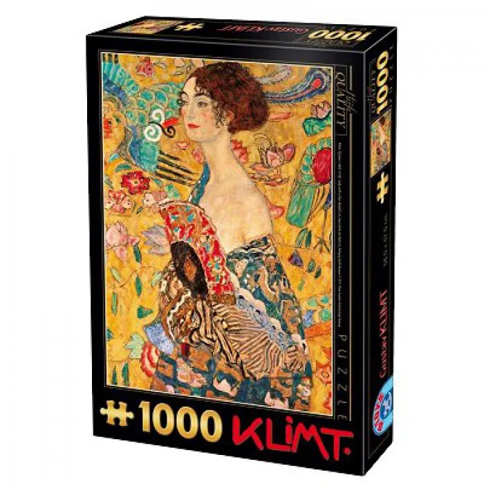 Jigsaw Puzzle - 1000 Pieces - Klimt : Woman with Fan
