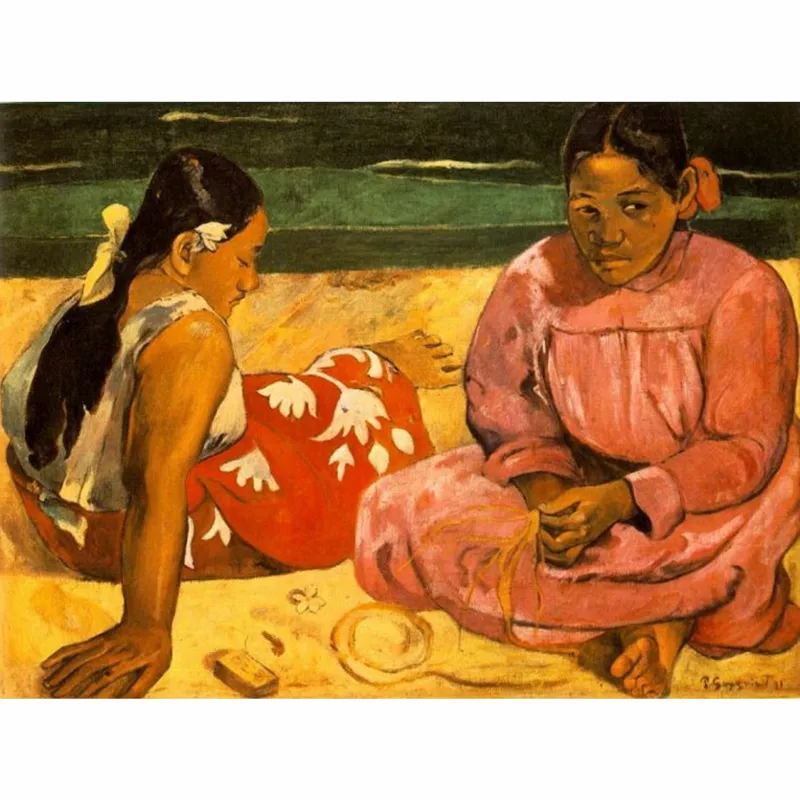 Jigsaw Puzzle - 1000 Pieces - Impressionism - Gauguin : Tahitian Women on the Beach