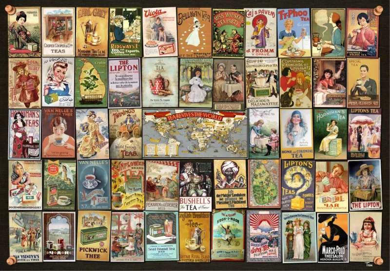 Vintage Collage - Teas