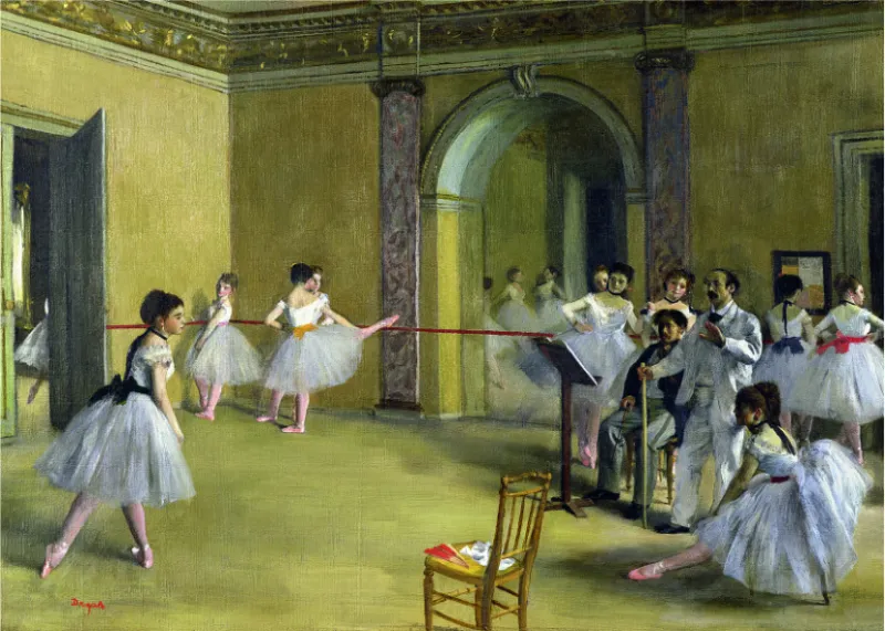 Edgar Degas - The Dance Foyer at The Opera