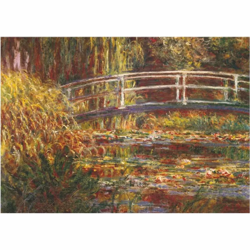 Jigsaw Puzzle - 1000 Pieces - Monet : Japanese Foot-Bridge