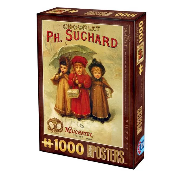 Jigsaw Puzzle - 1000 Pieces - Vintage Posters : Ph. Suchard Chocolates