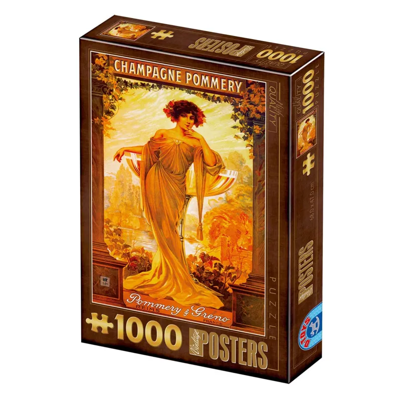 Jigsaw Puzzle - 1000 Pieces - Vintage Posters : Champagne Pommery