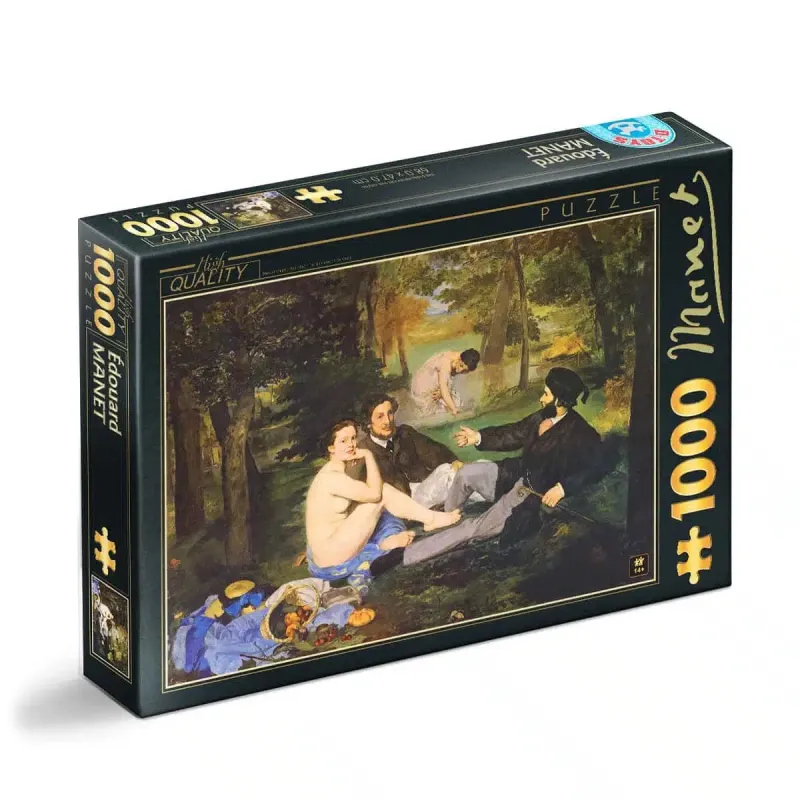 Jigsaw Puzzle - 1000 Pieces - Impressionism - Manet : Breakfast on the Grass