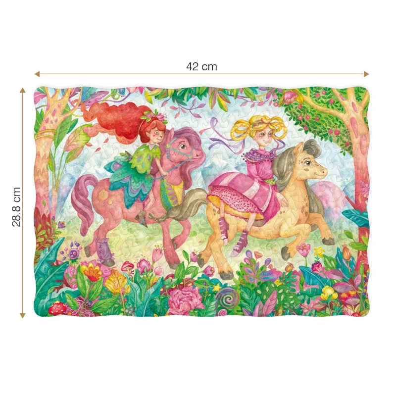 2 Girls Riding Ponies
