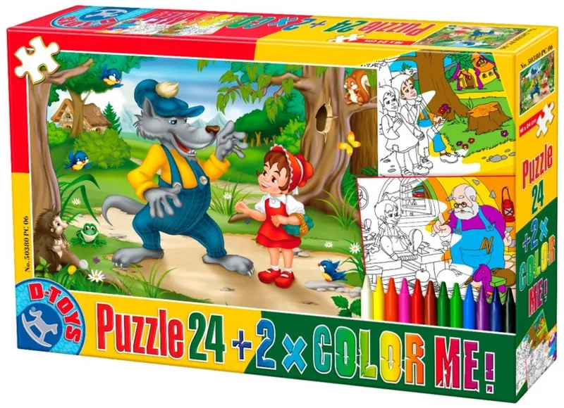 Color Me: The Little Red Cap + 2 drawings to color