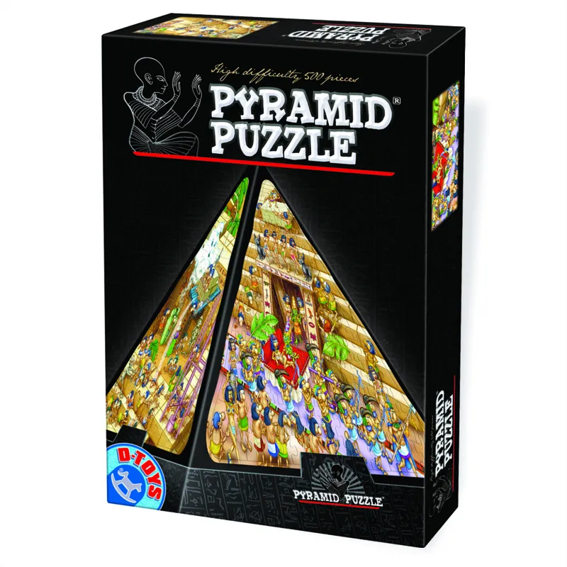 Jigsaw Puzzle - 504 Pieces - 3D Pyramid - Egypt : Cartoon