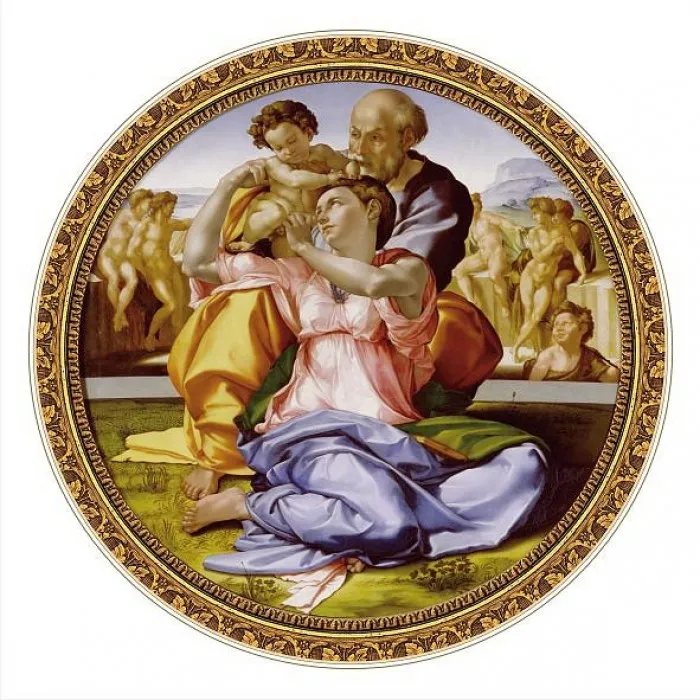 Jigsaw Puzzle - 525 Pieces - Round - Masters of the Renaissance - Michelangelo : Doni Tondo