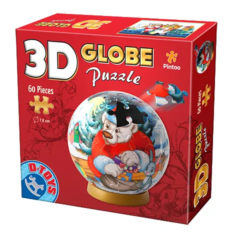 Globe Puzzle - The Christmas bear