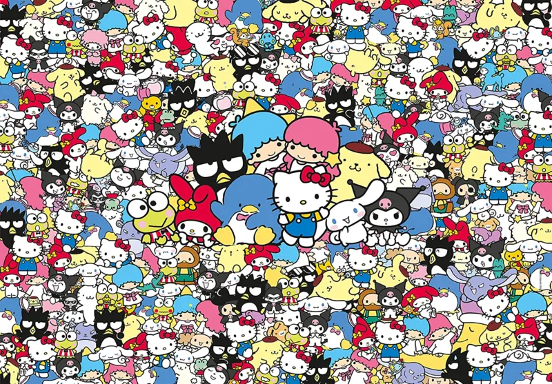 Impossible Hello Kitty - Clementoni - 1000 pieces | jigsawpuzzle…