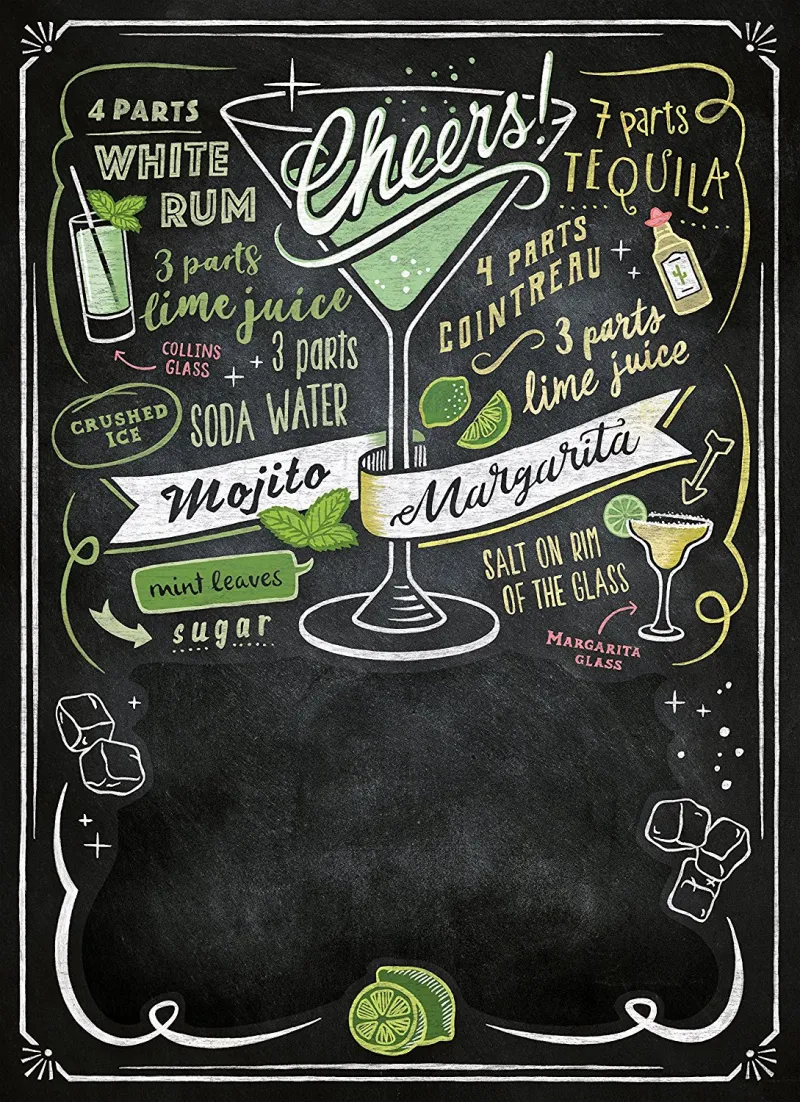 Black Board Puzzle - Cheers