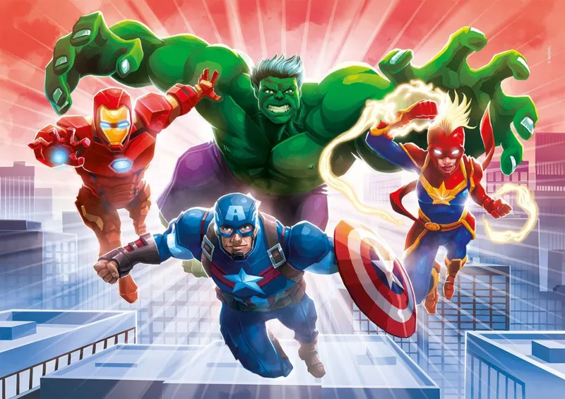 Neon Puzzle - Marvel Avengers - Clementoni - 104 pieces | jigsaw…