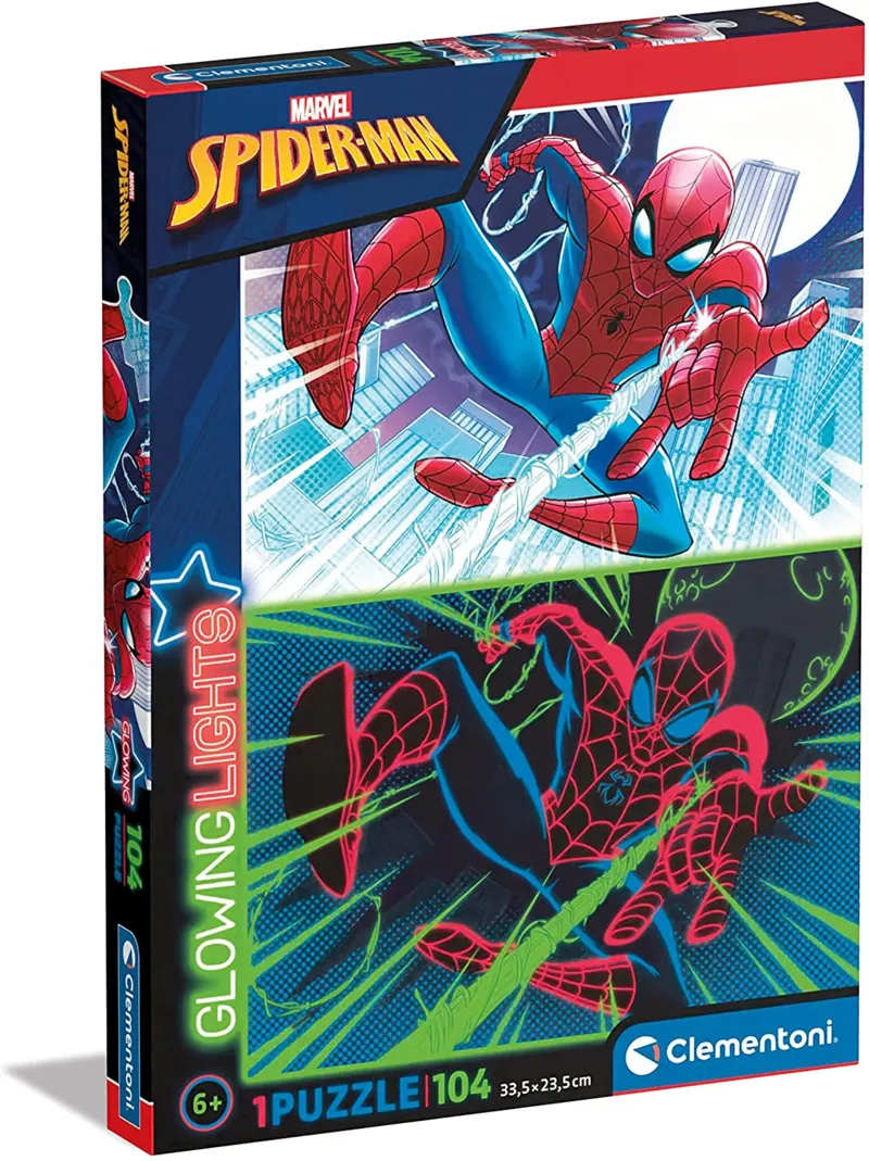 Neon Puzzle - Spiderman