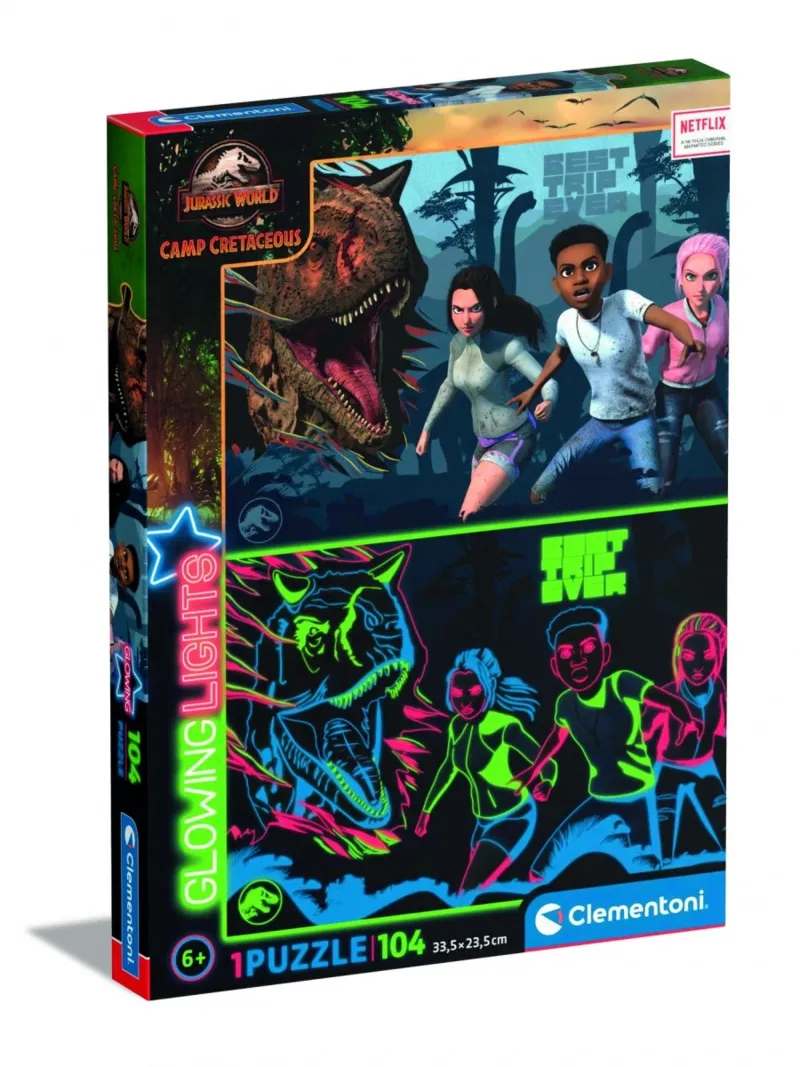 Glowing Lights - Jurassic World - Clementoni - 104 pieces | jigs…