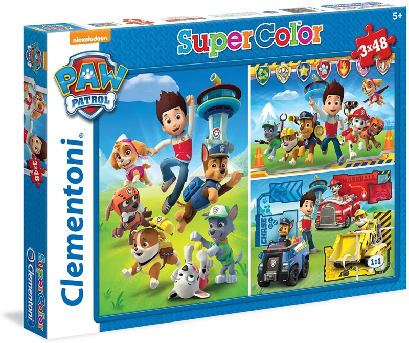 Paw Patrol - 3x48 Pieces