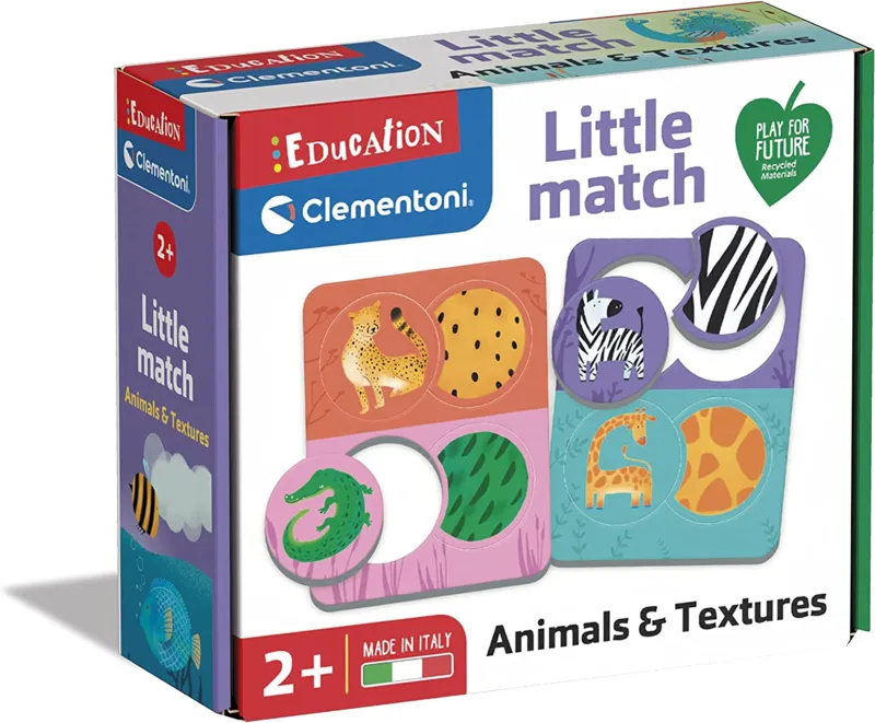 12 Mini Puzzles - Animals and Textures