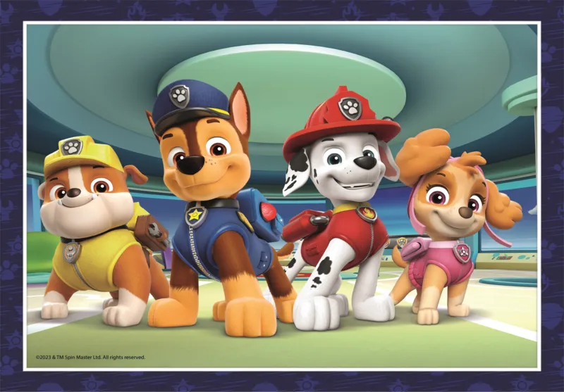 4 Puzzles - Paw'Patrol