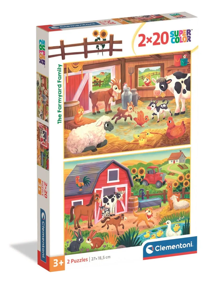 2 Puzzles - The Farmyard Family