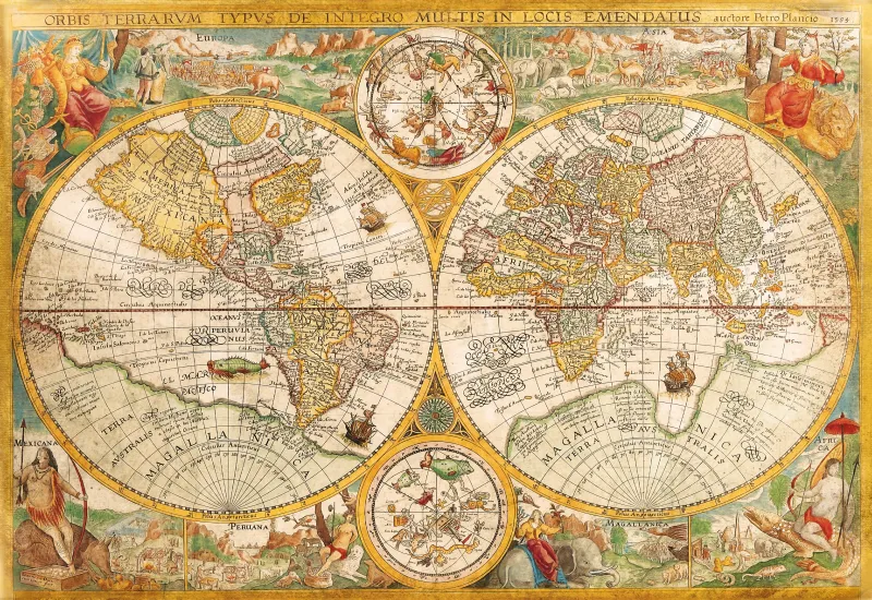 Antique World Map