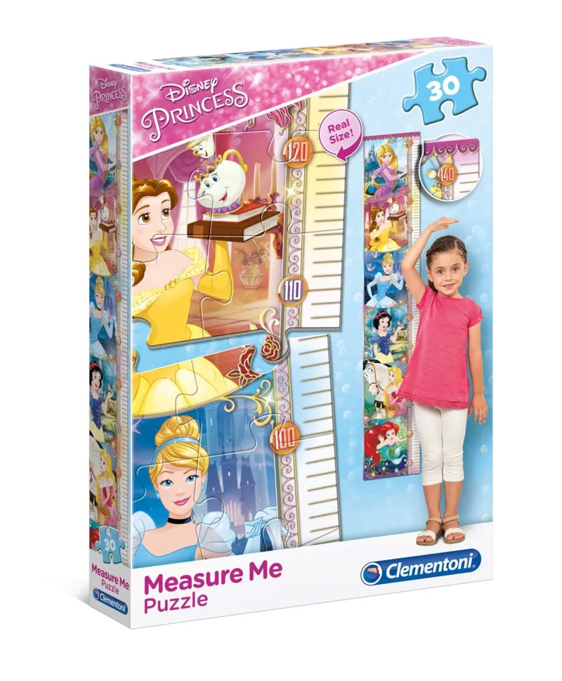 Clementoni - Puzzle Measure Me - Disney Princess - 30 pieces ...