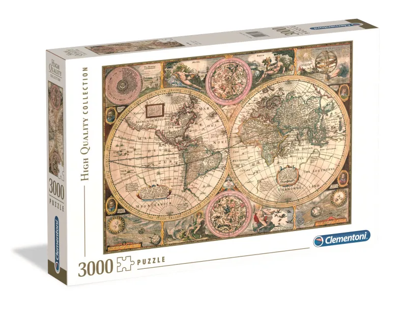 Jigsaw Puzzle - 3000 Pieces - Ancient World Map