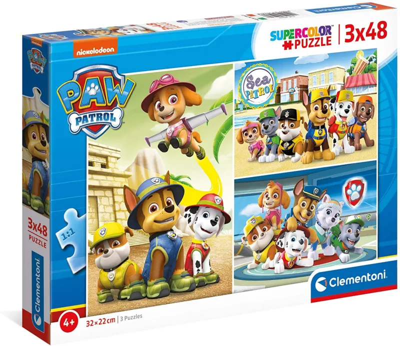 3 Jigsaw Puzzles - Paw Patrol
