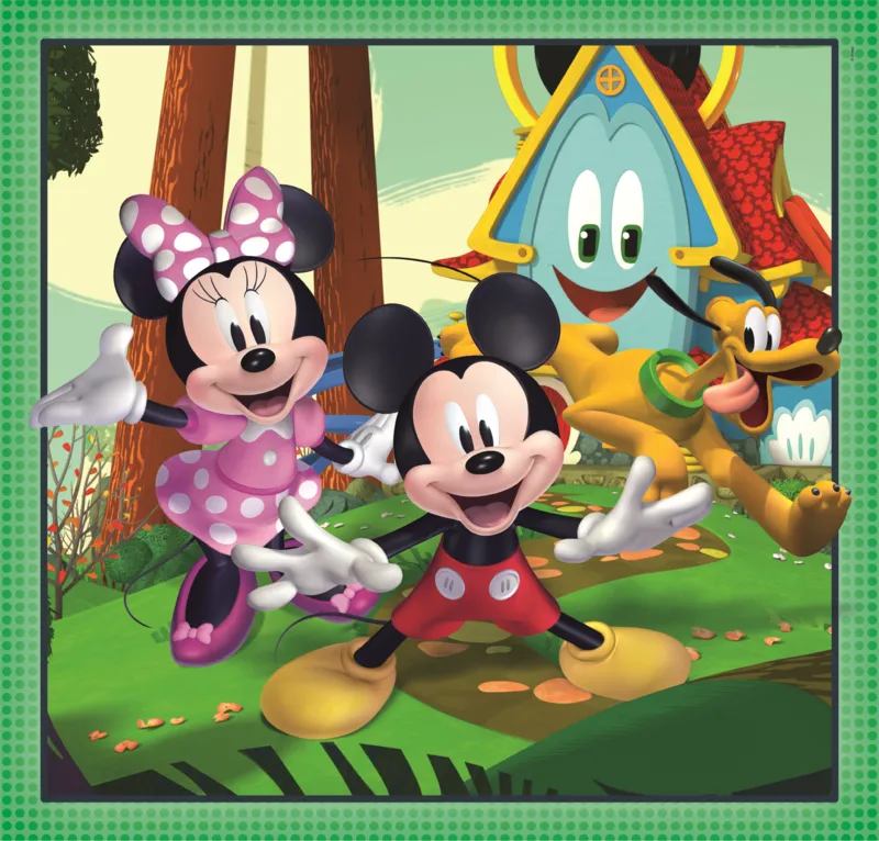 3 Puzzles - Mickey Mouse Celebration
