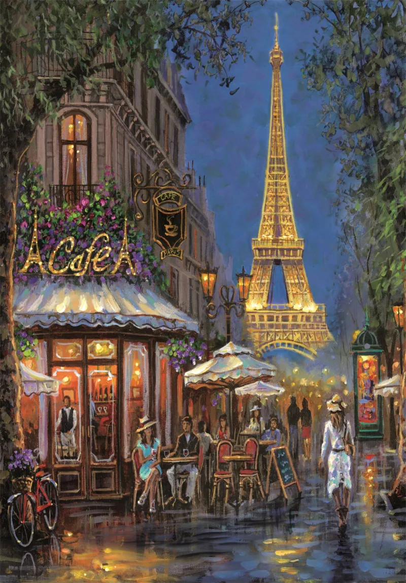 Night at the Eiffel Café