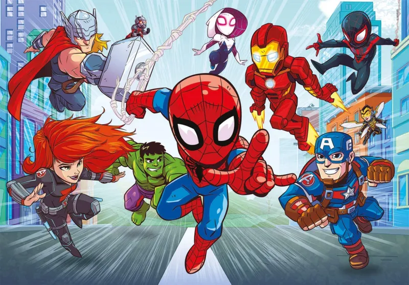 Marvel Superhero Supercolor (Double Face)