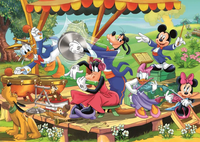 2 Puzzles - Mickey and Friends - 2x60 Pieces