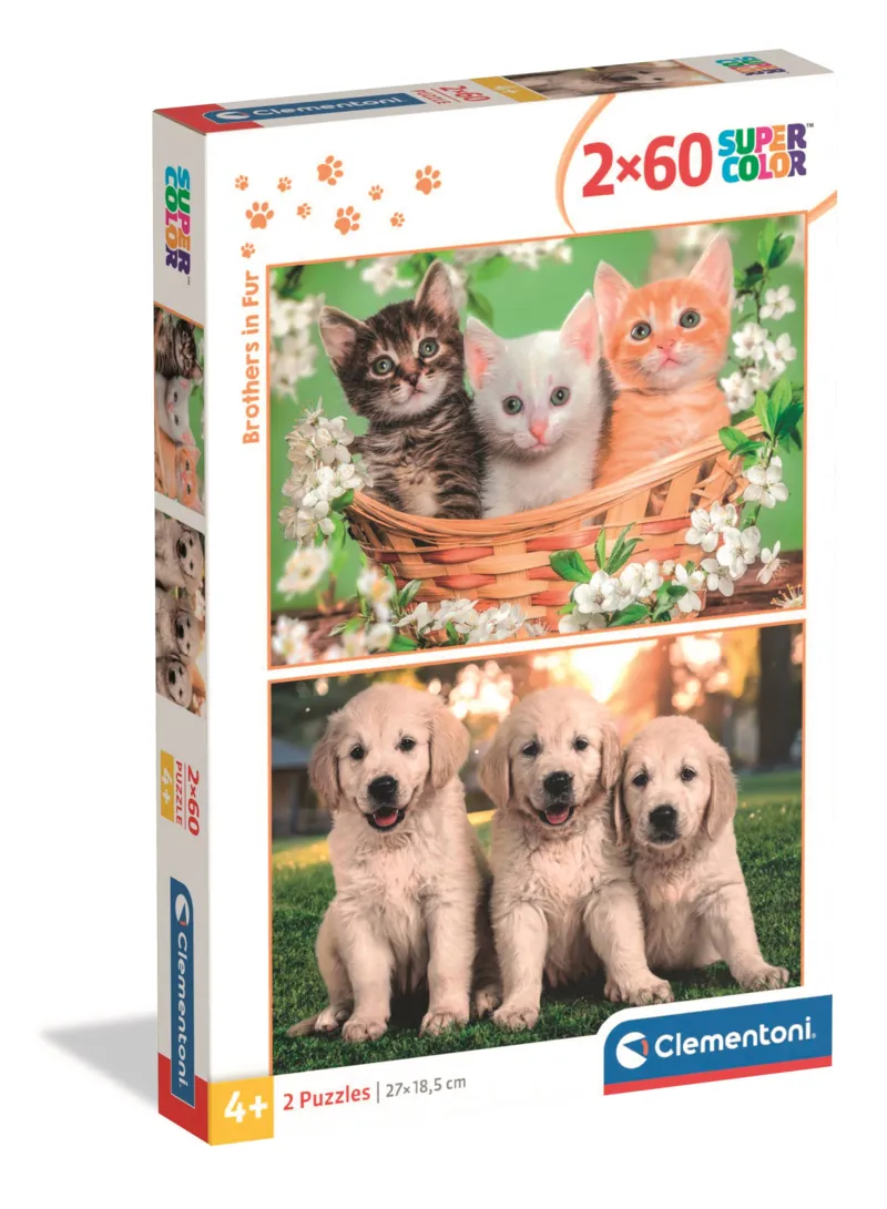 2 Puzzles - Brothers in fur