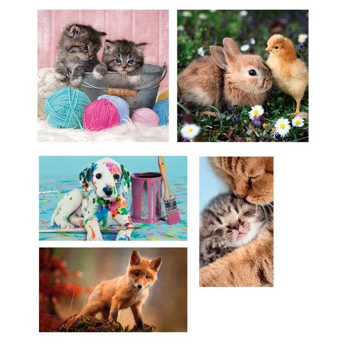 Puzzle 10 in 1 - Animal Friends