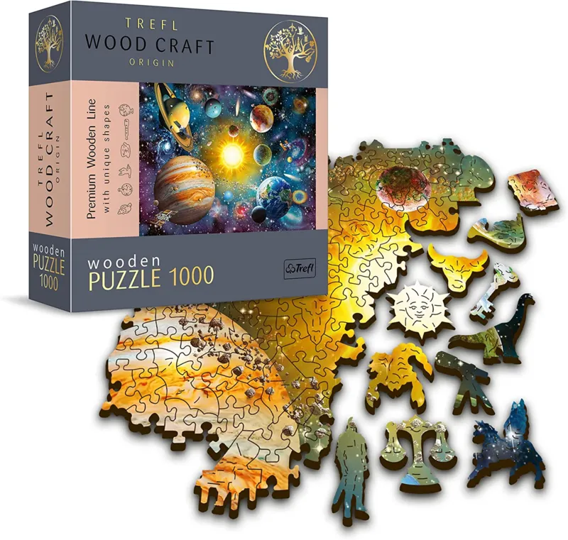 Wooden Puzzle - Journey Through the Solar System