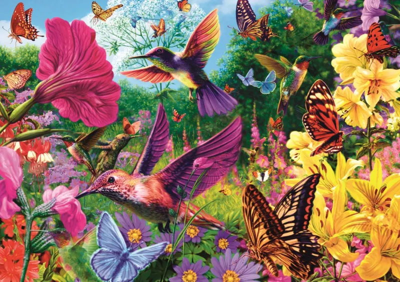 Tea Time: Hummingbird Garden