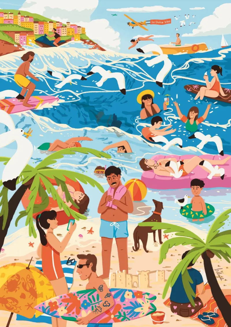 The Art of Colour: In the Heat of the Holiday Season