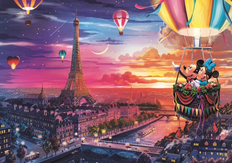 Mickey and Minnie in Paris