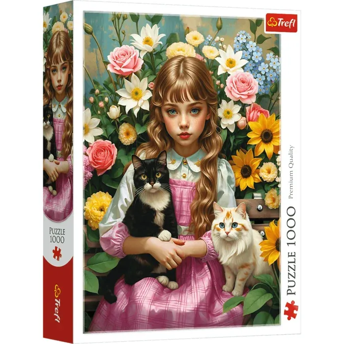 The Girl with the Cats