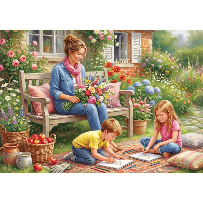 Family in the Garden