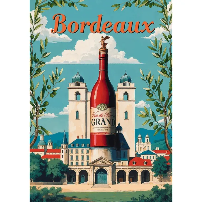 Vintage Poster - Bordeaux, France