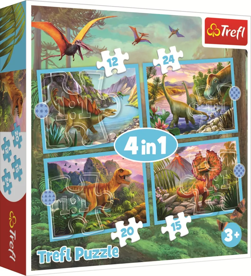 4 Puzzles - Unique Dinosaurs