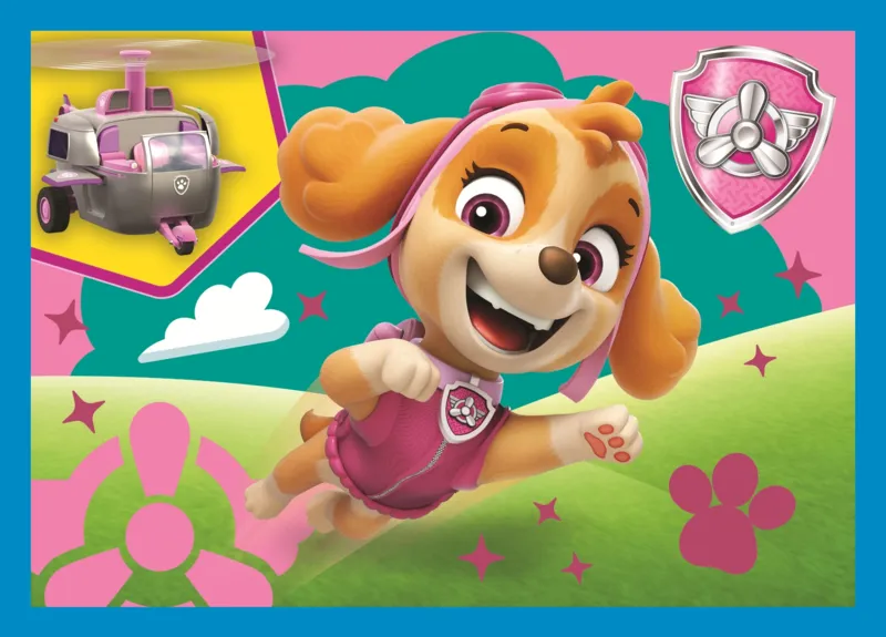 4 Puzzles - Running Pupies